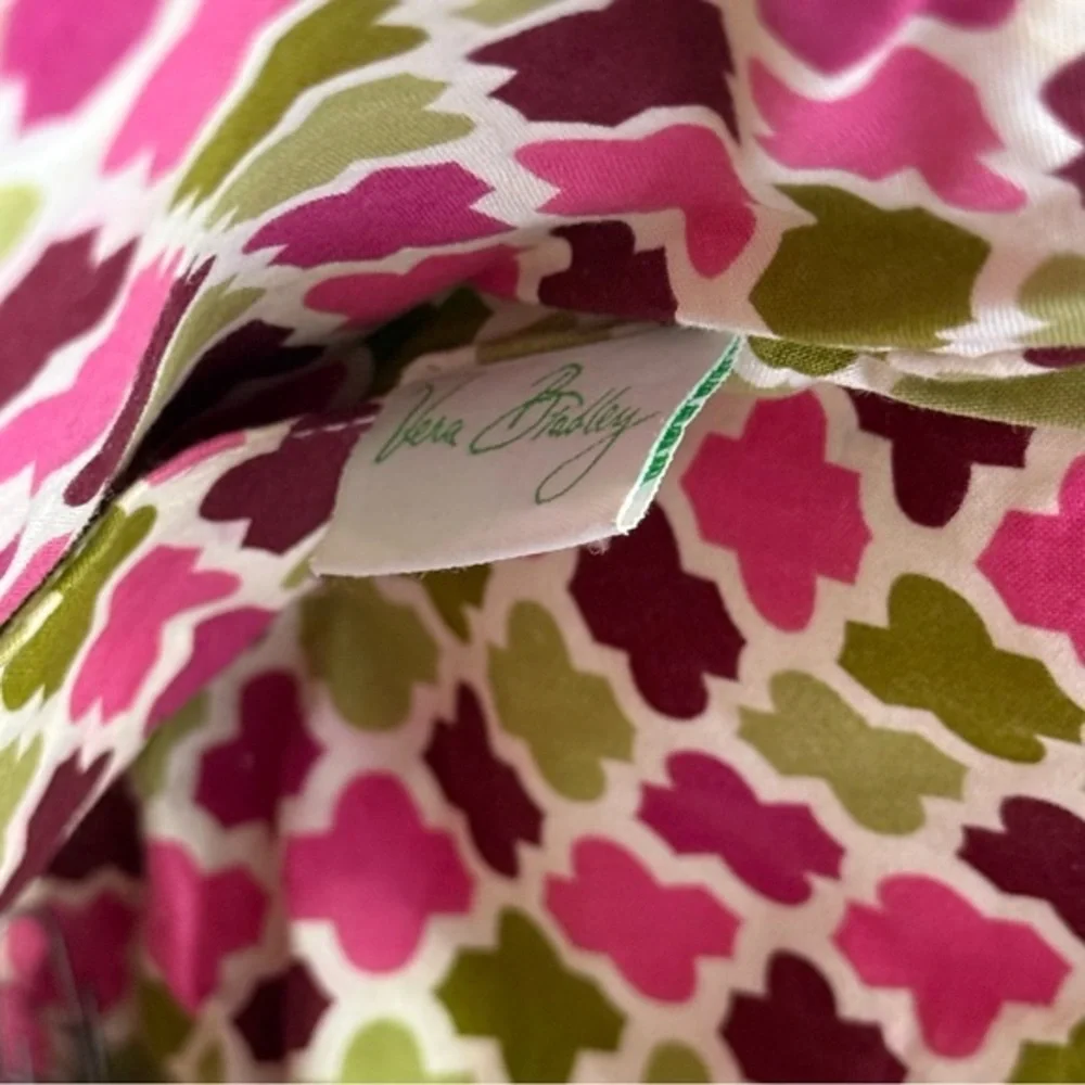 Vera Bradley Quilted Floral Shoulder Bag Pink Green Cottagecore Vintage Y2K - Picture 12 of 13